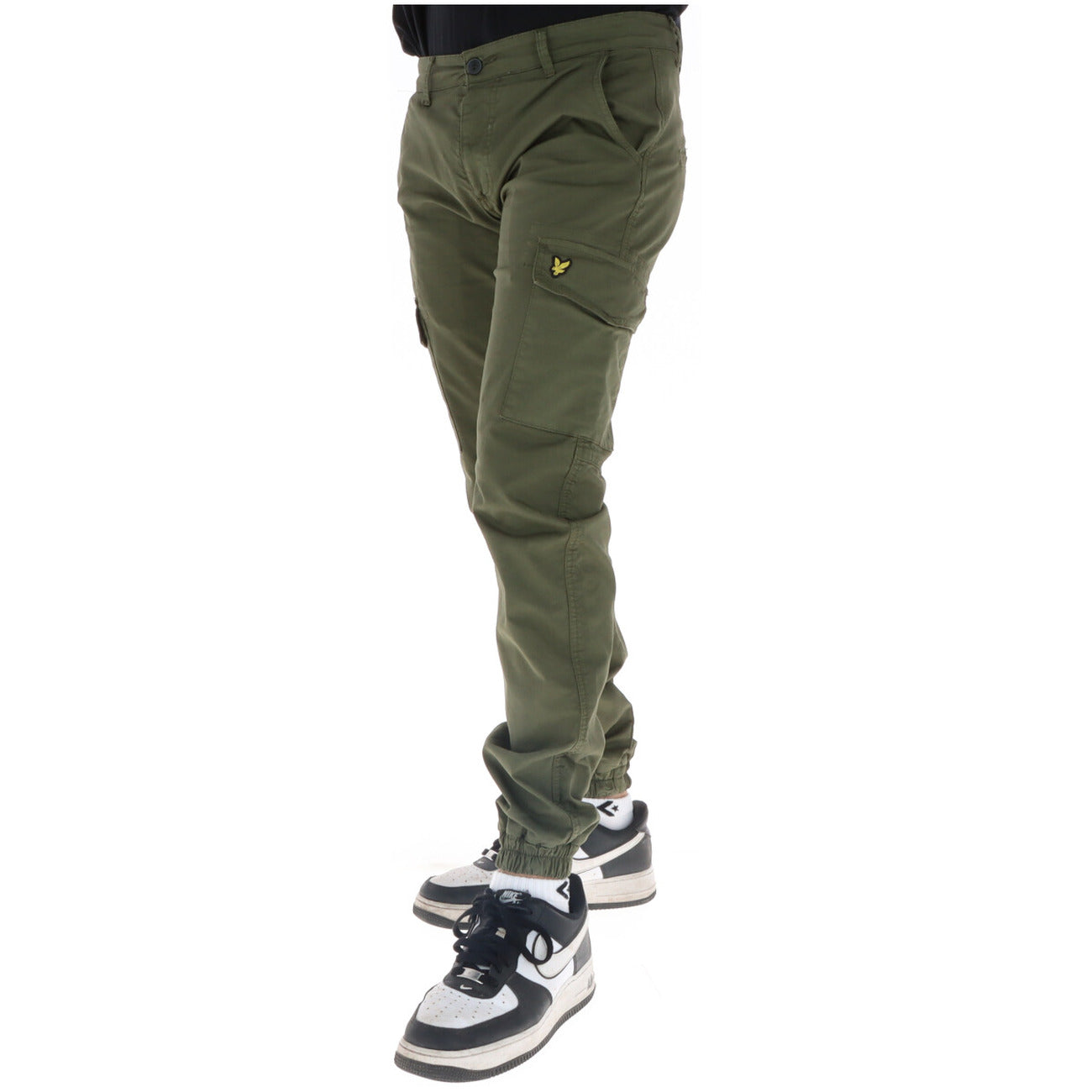 2219921 Lyle & Scott Pantaloni Verde Stampa Uomo