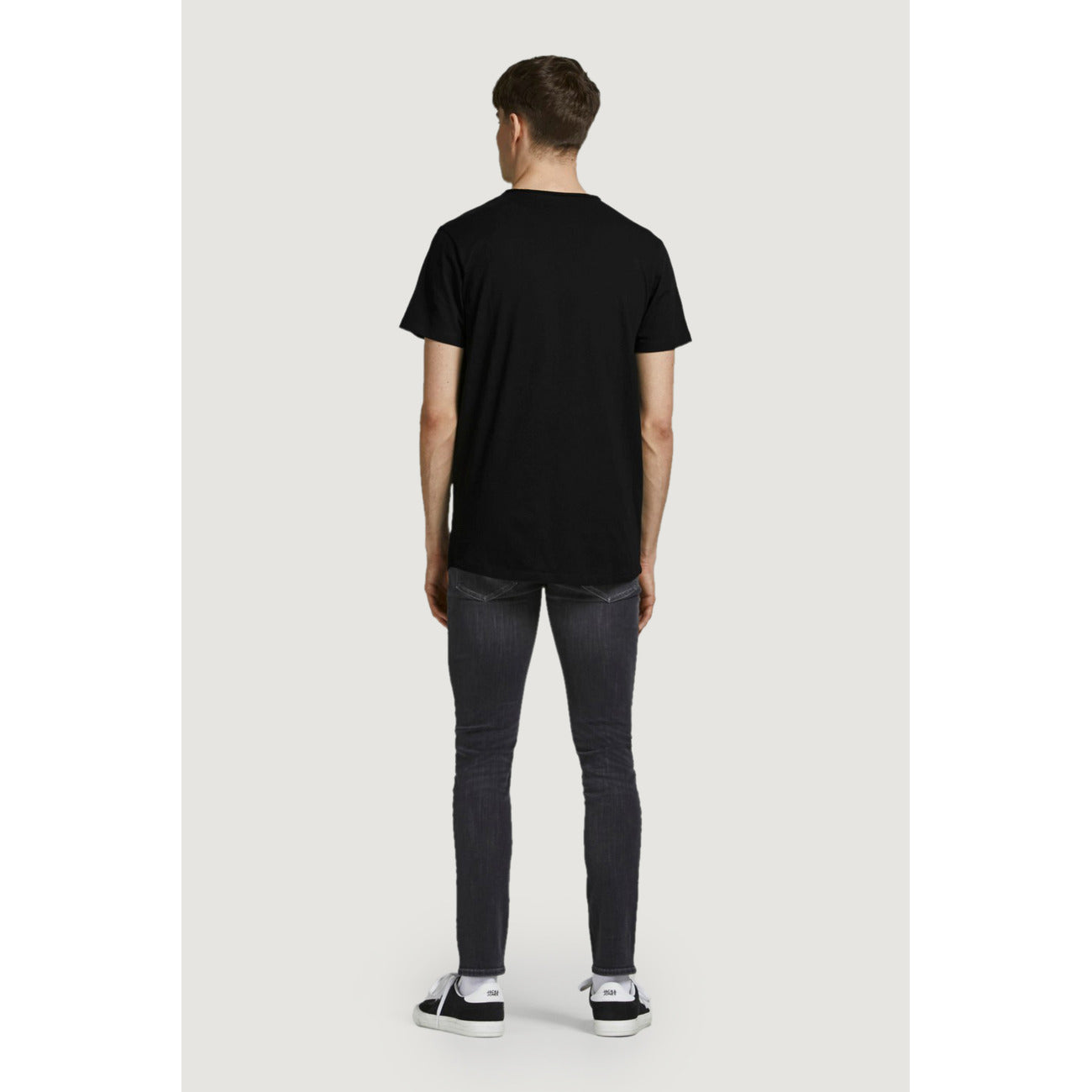425780 Jack & Jones T-Shirt Nero Monocromo Uomo