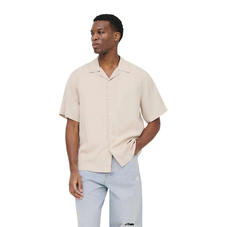 Camicia Uomo Onsperu Ss Reg Tencel Shirt Noos 22023961