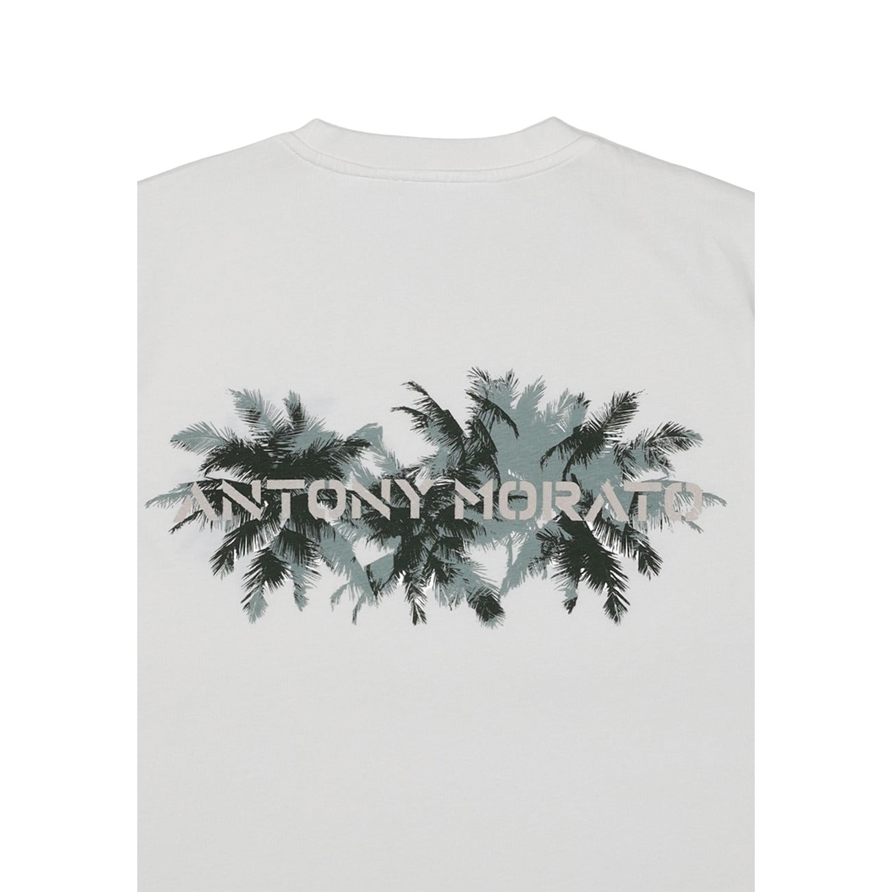 2451719 Antony Morato T-Shirt Bianca Stampa 100% Cotone Uomo
