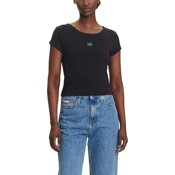 Rib Badge Tee LV047C200G T-Shirt Donna