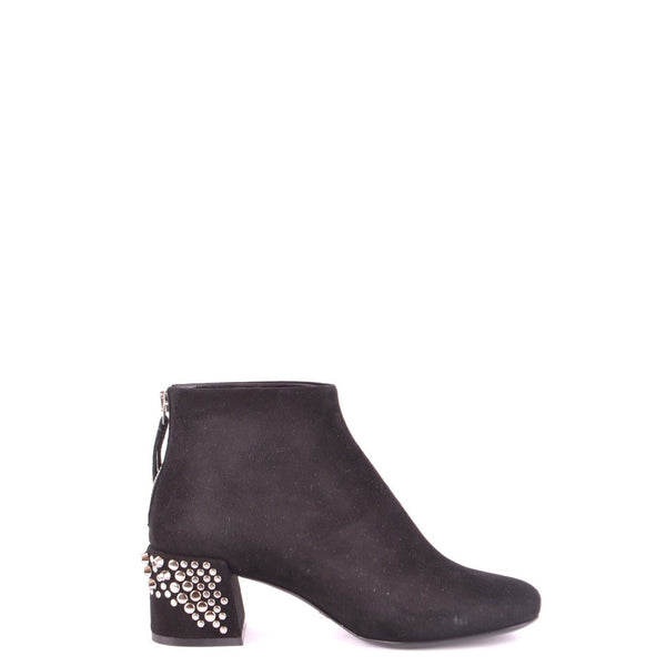 McQ Alexander McQueen Tronchetti Pembury In Camoscio Nero