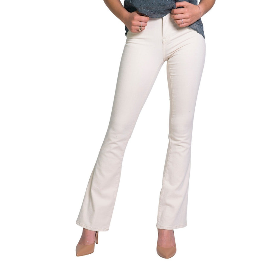 Jeans Blush Mid Flared Ecru 15230778