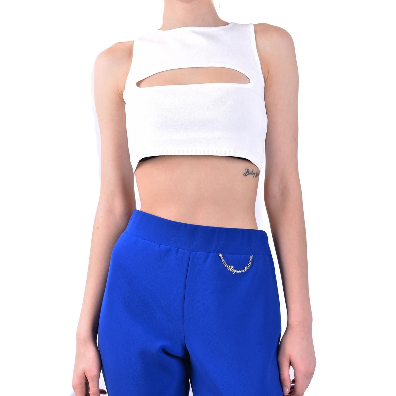 2425046 Dsquared2 Top Bianco Donna