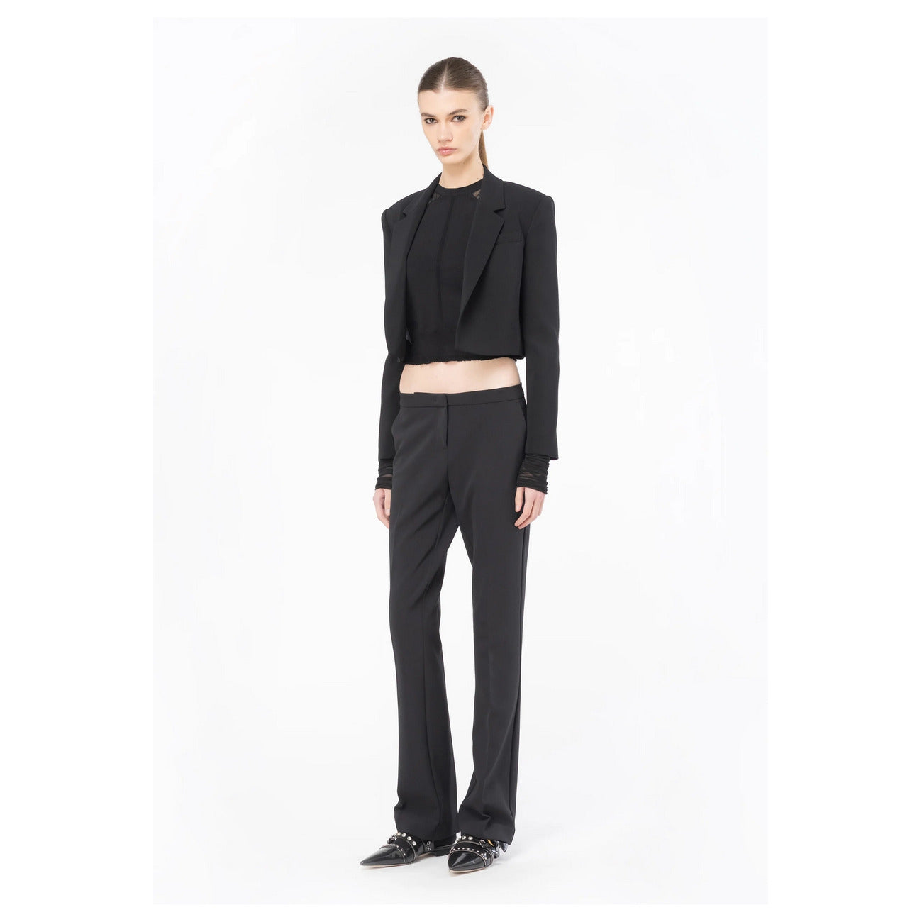 2425150 Pinko Giacca Nera Donna Poliestere 98% Elastan 2%