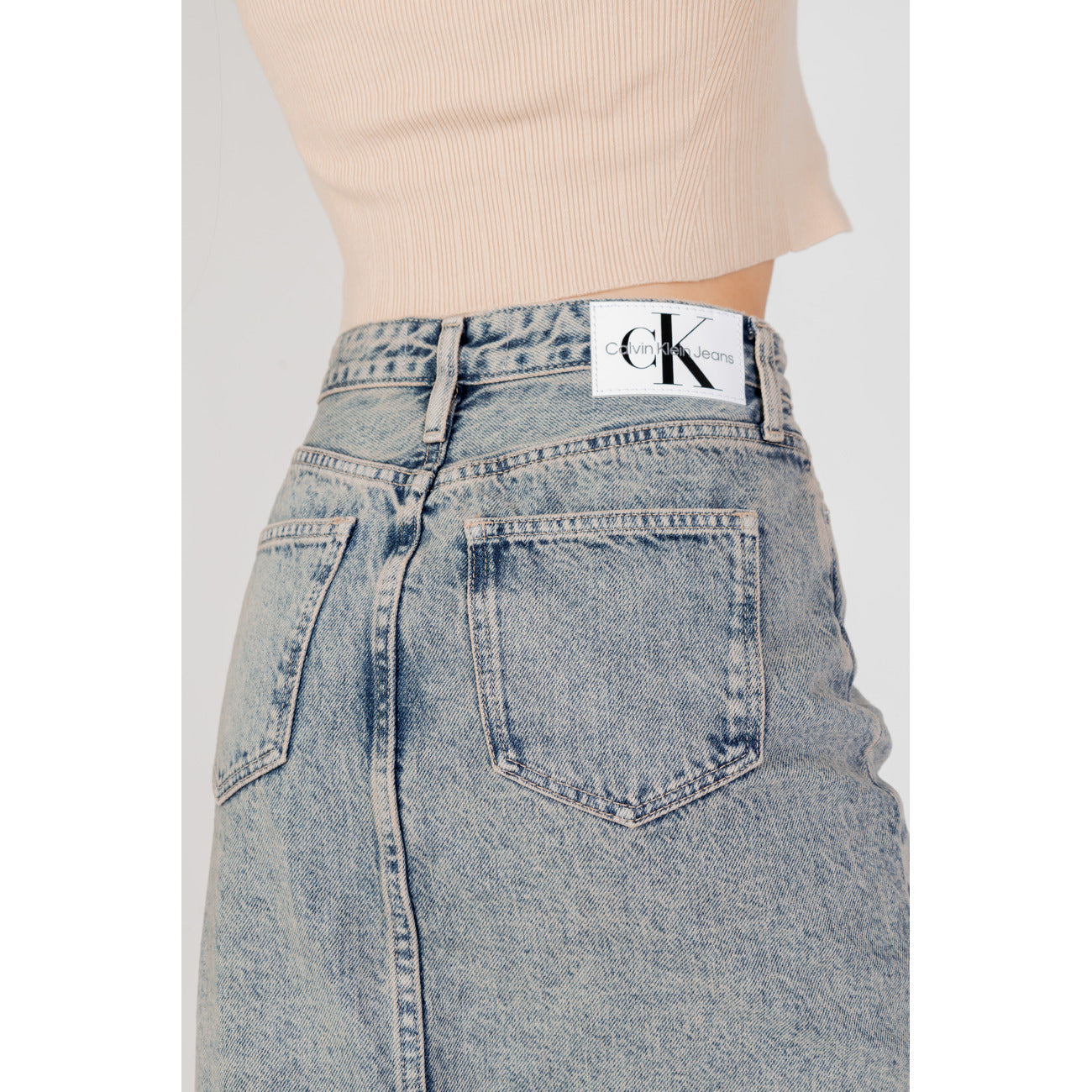 471104 Calvin Klein Jeans Gonna Blu Donna