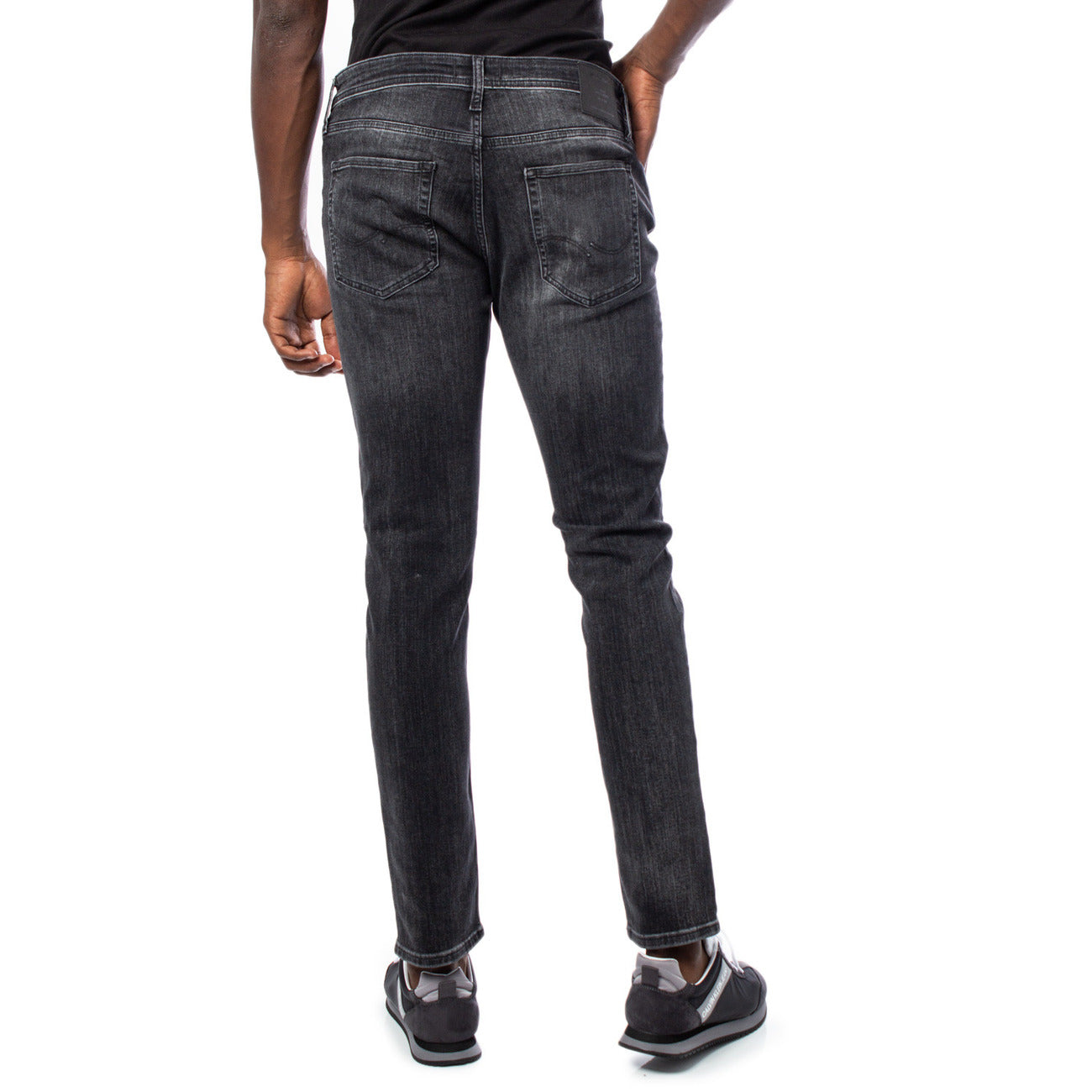 168079 Jack & Jones Jeans Nero Uomo