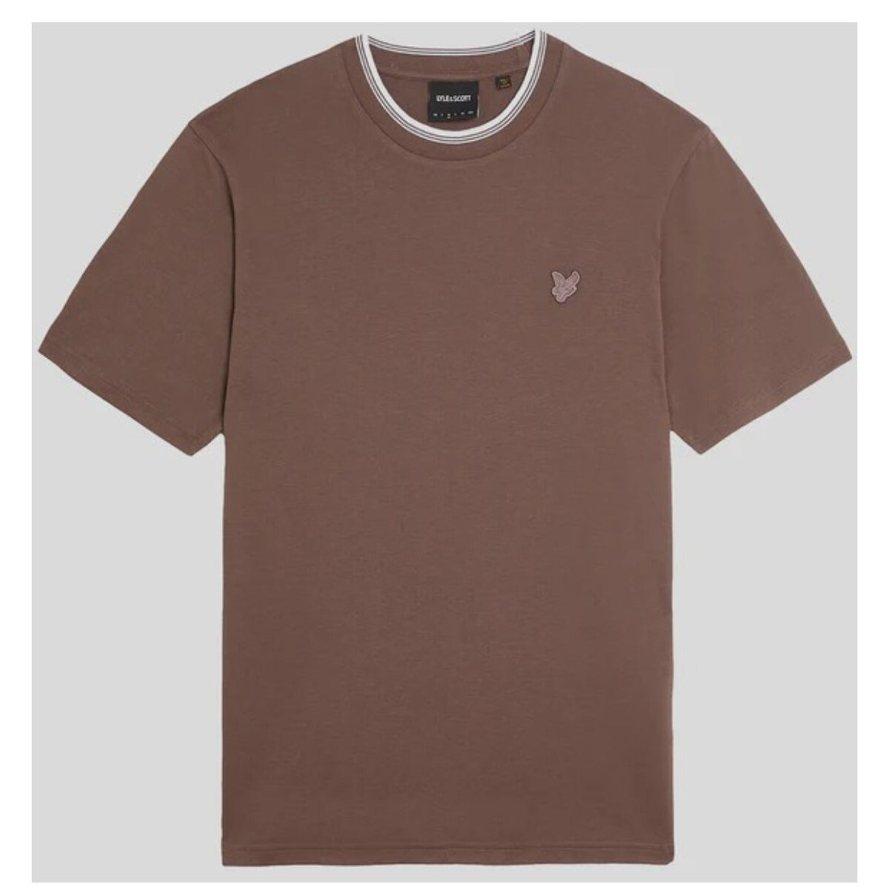 2416208 Lyle & Scott T-Shirt Marrone Stampa Uomo