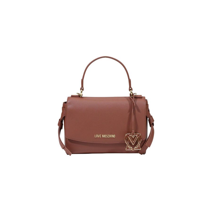Borsa a Tracolla Patta Linea Signature Charm Heart Cuoio