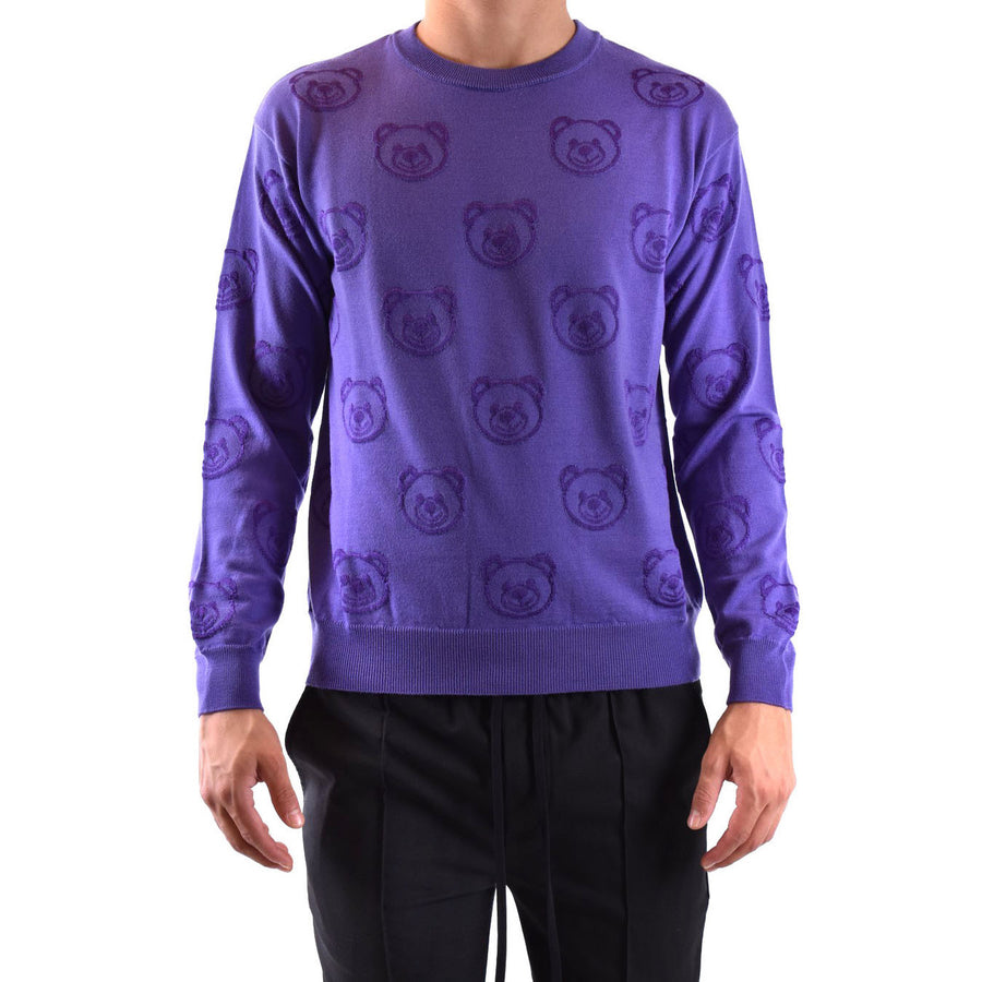 Maglia Con Pattern Teddy Bear Jacquard Moschino Couture