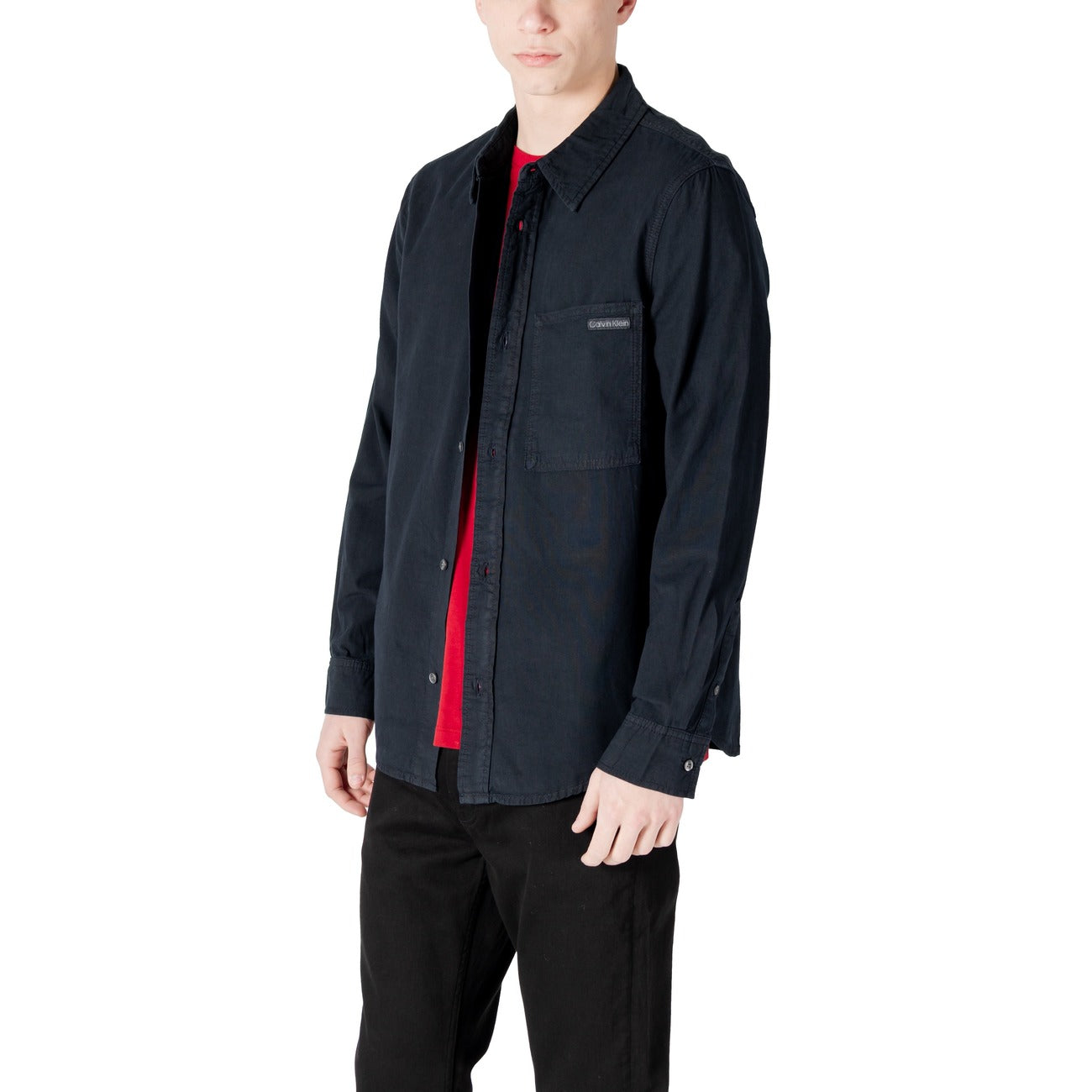 2416512 Calvin Klein Jeans Camicia Nera Uomo