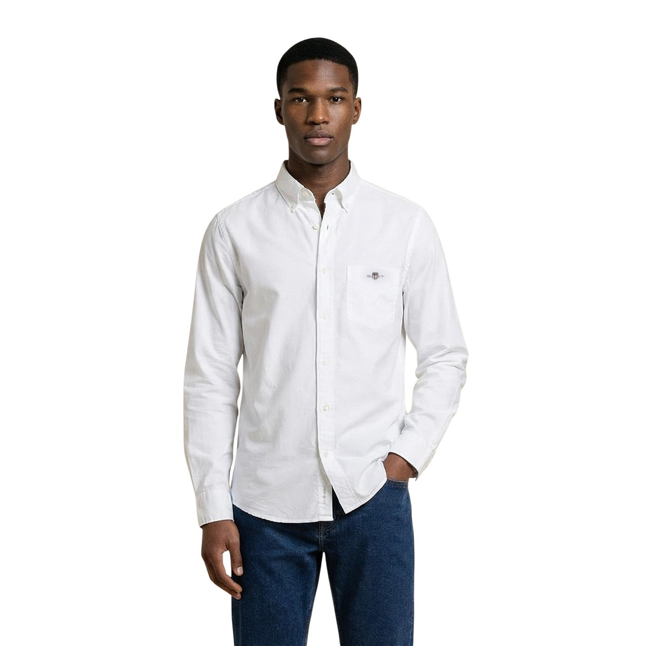 2459997 Gant Camicia Bianco Uomo