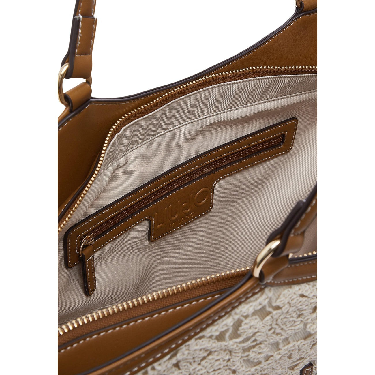 2460150 Liu Jo Borsa a Mano Beige Maxi Donna