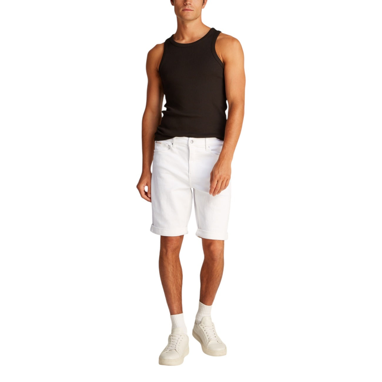 2419198 Calvin Klein Jeans Bermuda Bianco Uomo