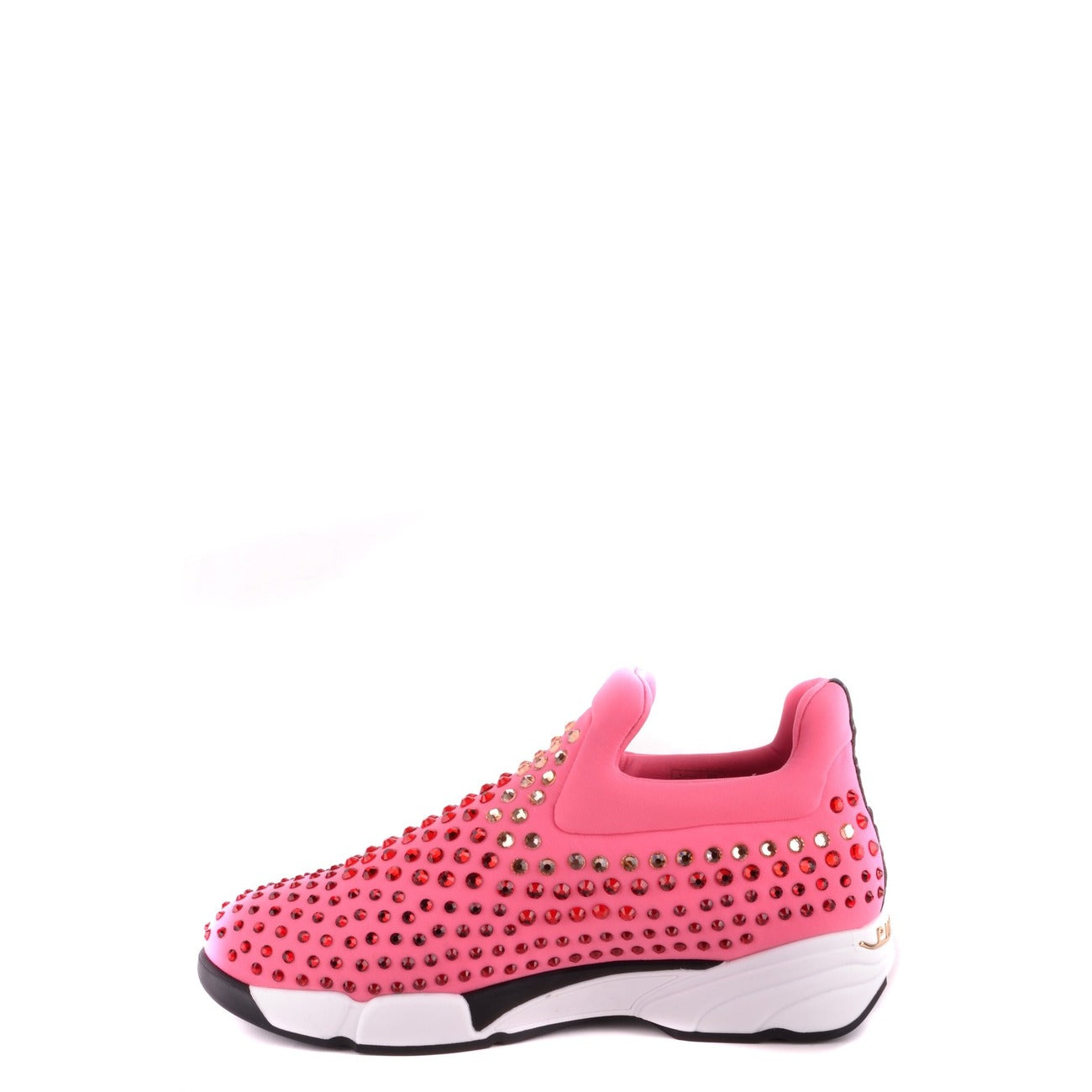 2424533 Pinko Sneakers Rosa Donna Tessuto 100% Strass
