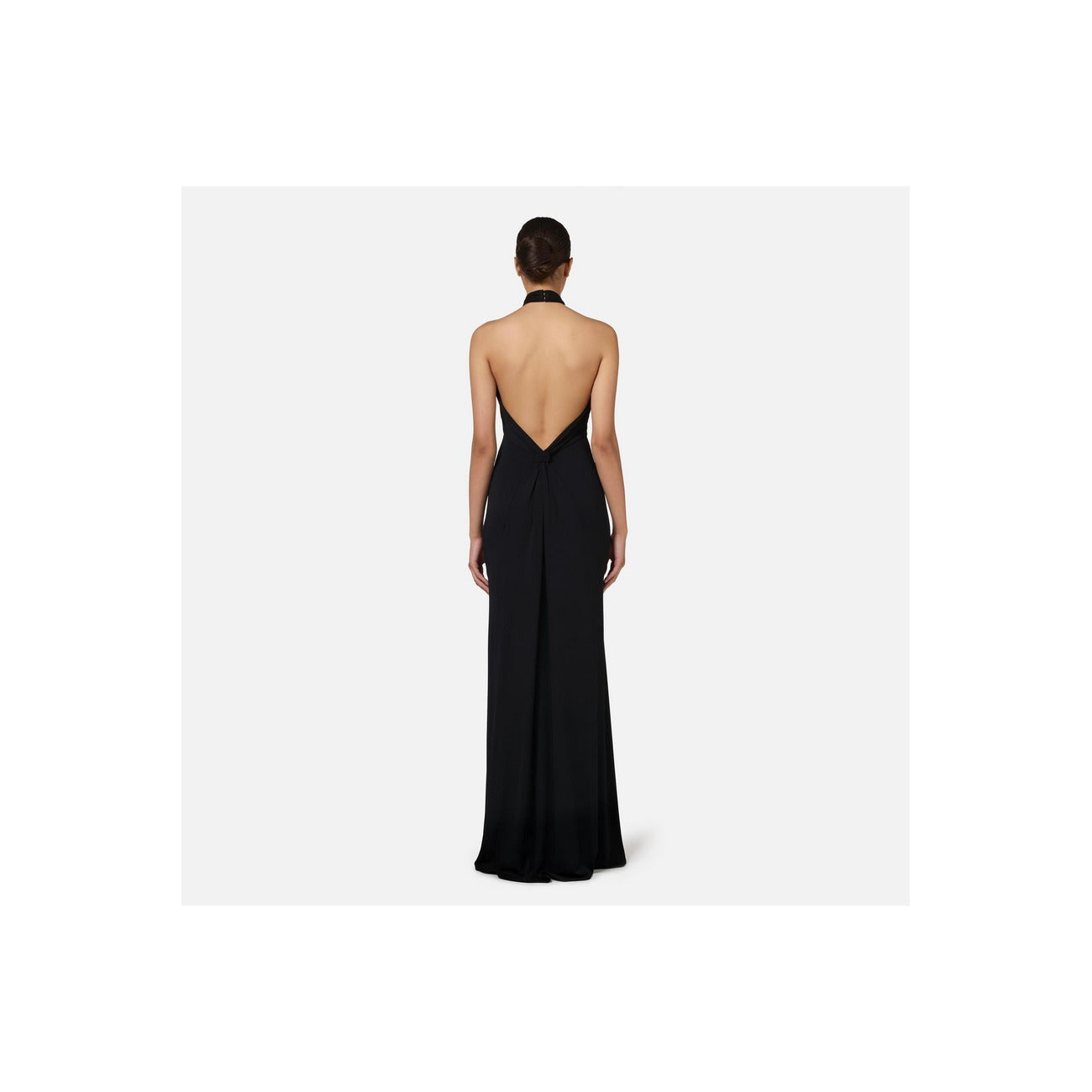 487524 Elisabetta Franchi Abito Nero Donna Primavera/Estate