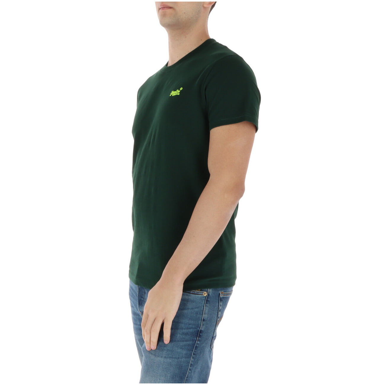 2456679 Superdry T-Shirt Verde Uomo