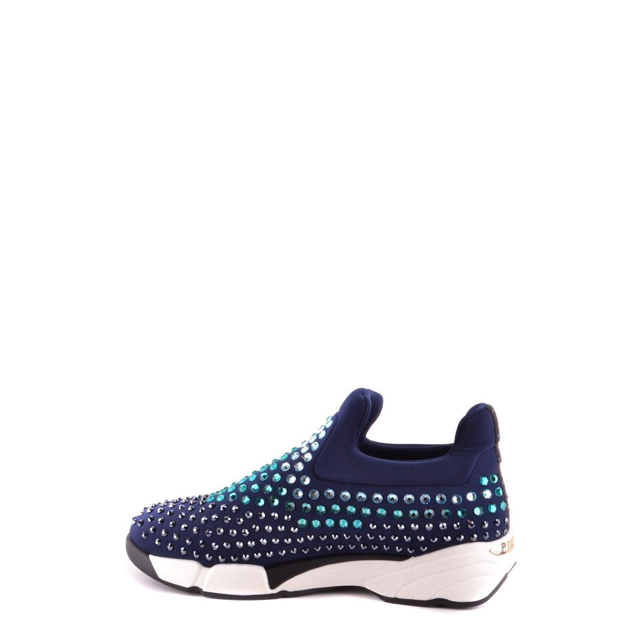 2423372 Pinko Sneakers Blu Donna Tessuto 100% Strass