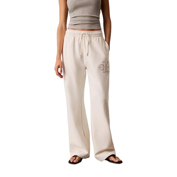 Monogram Embroidered Terry Wide Leg Sweatpants LV047G822G Pantaloni Donna