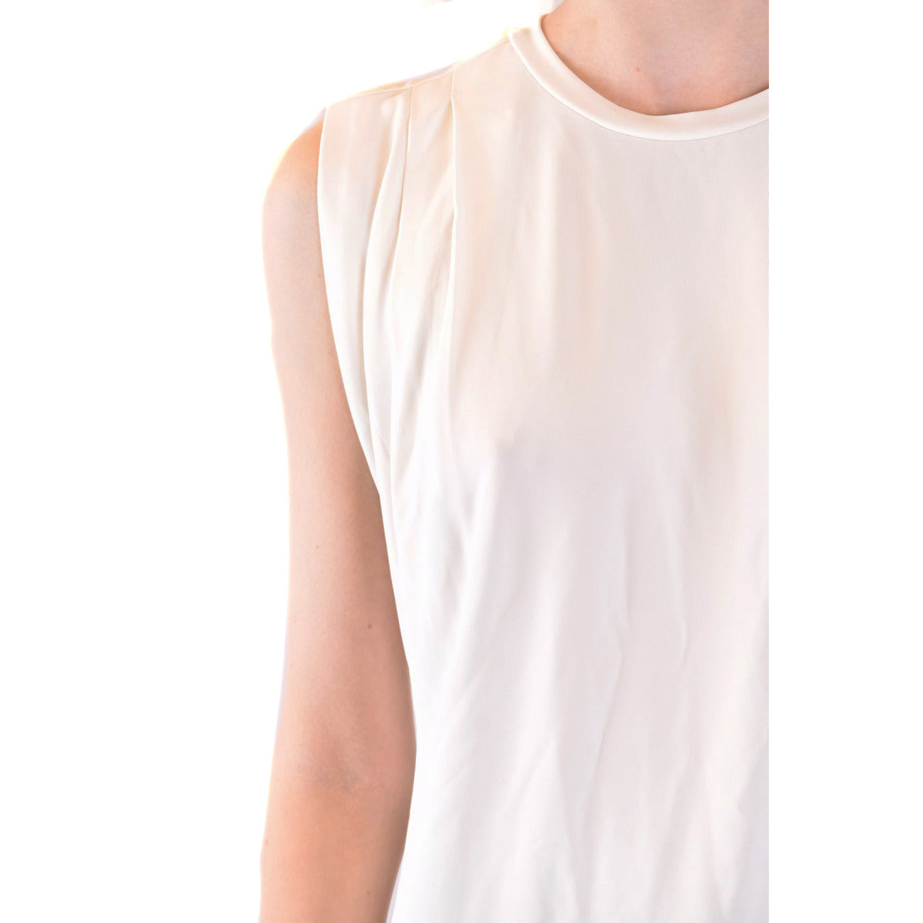 489609 Michael Kors Canotta Bianca Cotone Donna
