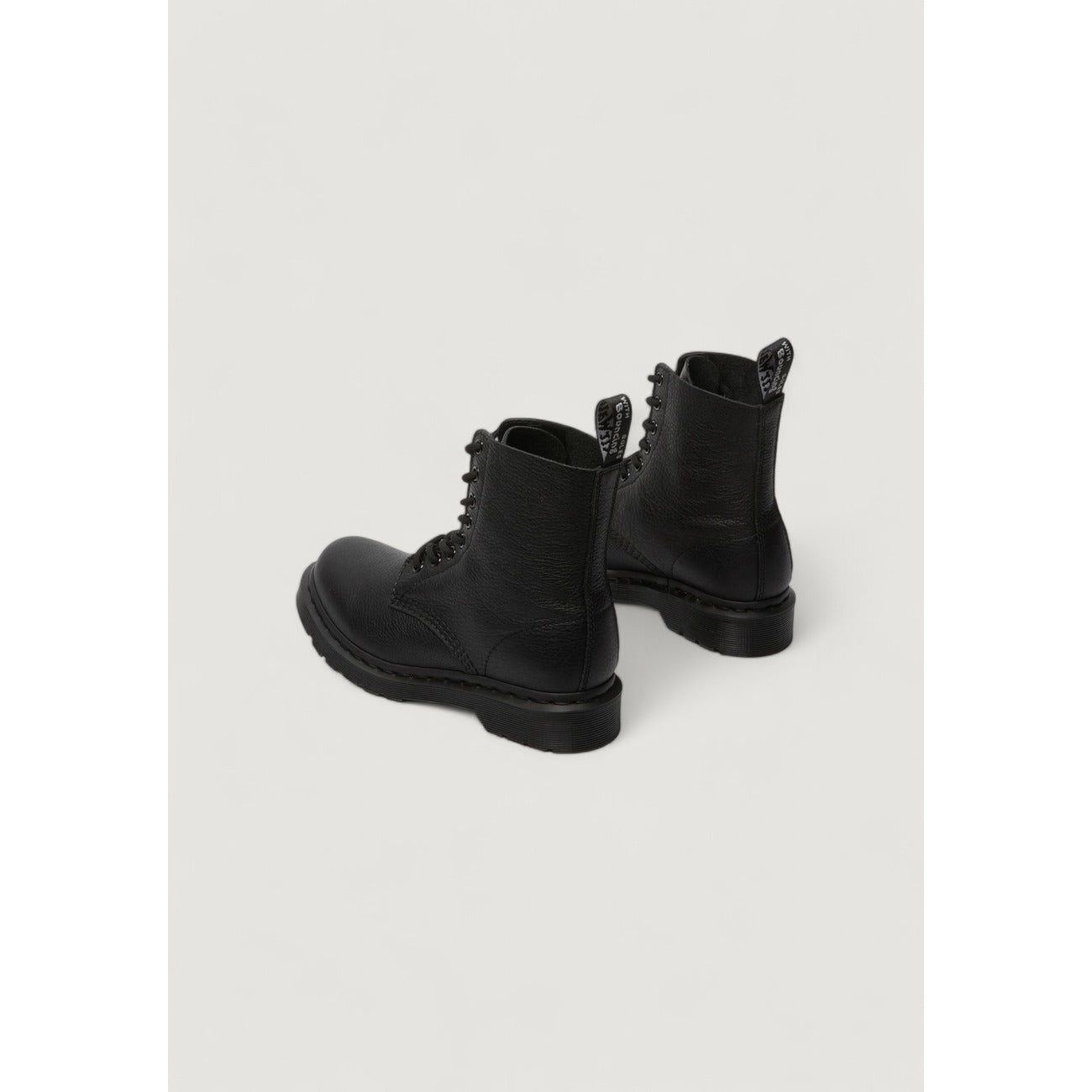 465412 Dr. Martens Stivali Donna Neri Pelle