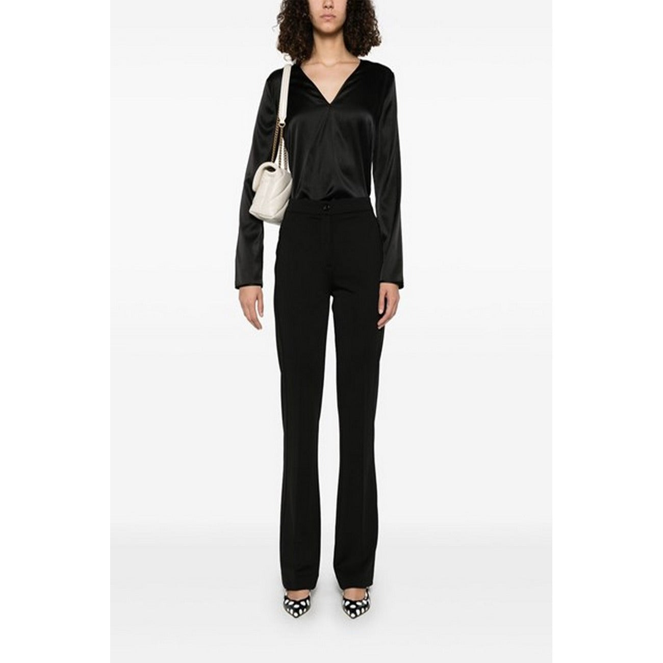 493922 Pinko Blusa Nera Seta Donna Primavera/Estate