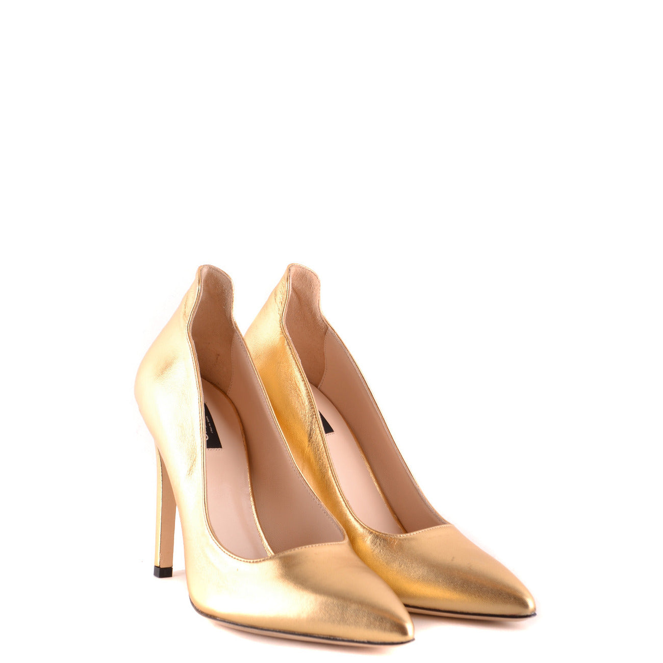 2462780 Pinko Décolleté Tacco Spillo Oro Donna