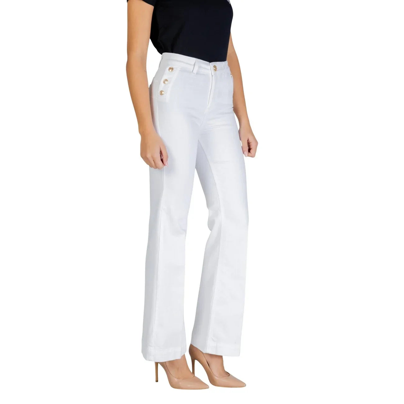 499695 Liu Jo Pantaloni Bianchi Donna Primavera/Estate