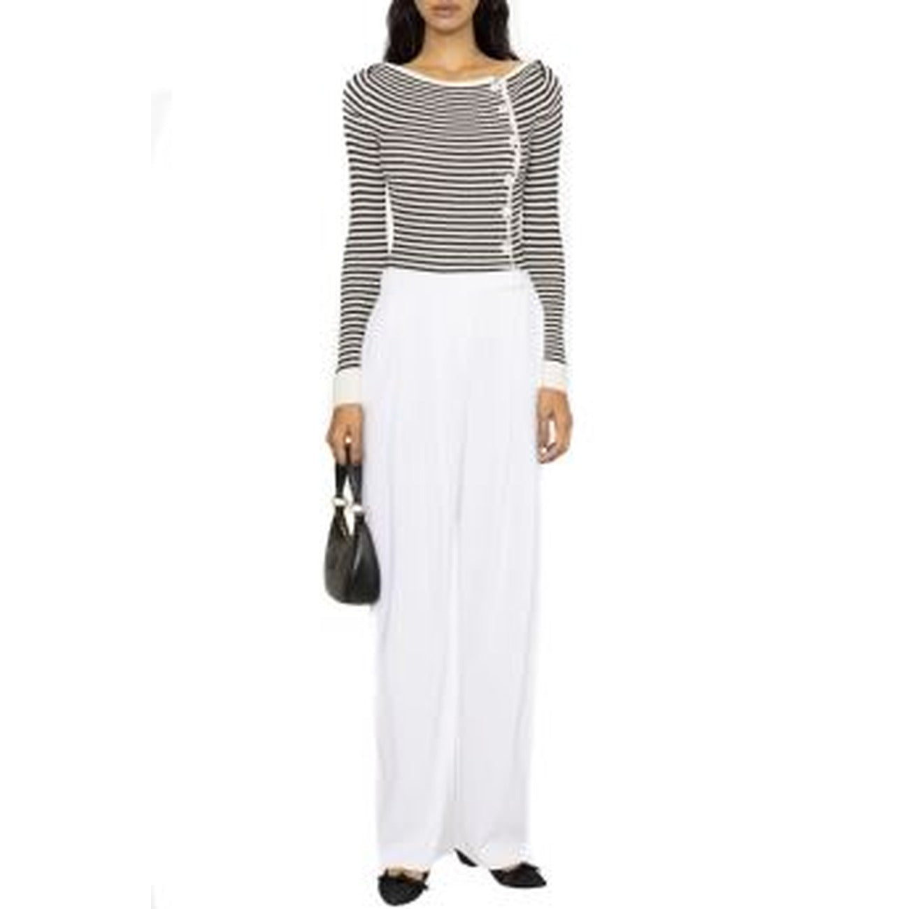 2424394 Pinko Pantaloni Bianchi Donna Poliestere 98% Zip