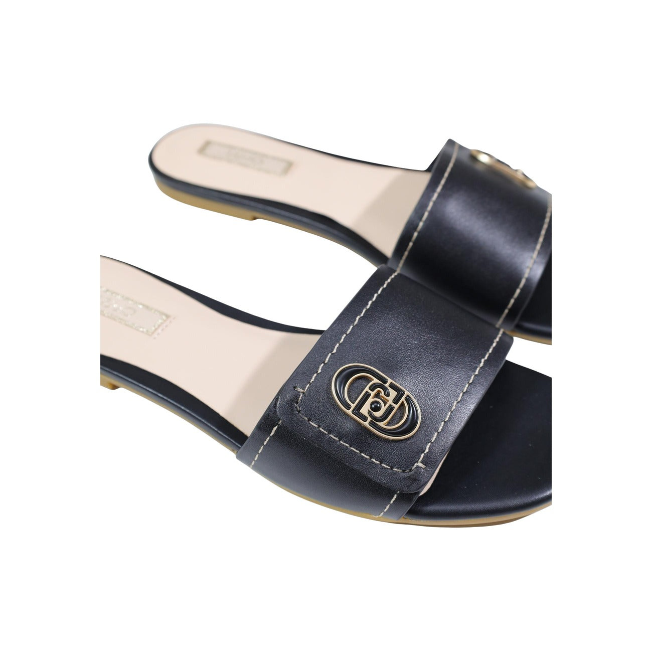 510877 Liu Jo Ciabatte Nere Pelle Donna