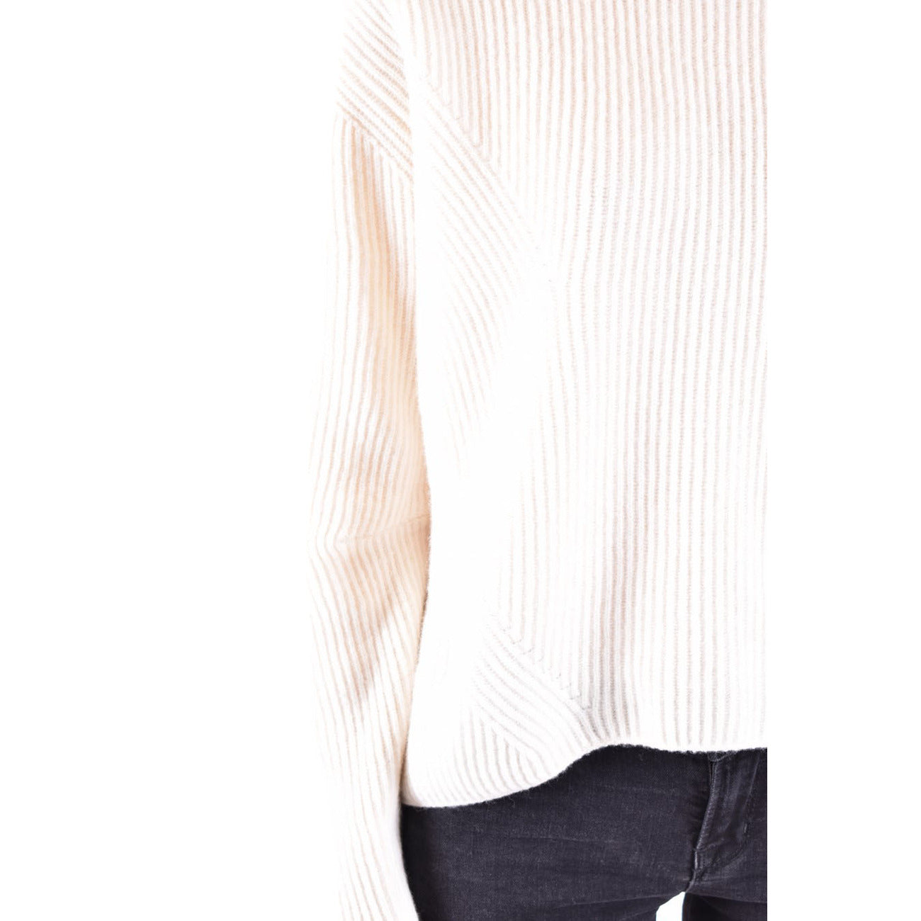2424682 Pinko Maglia Bianca Donna Lana 90% Cashmere 10%