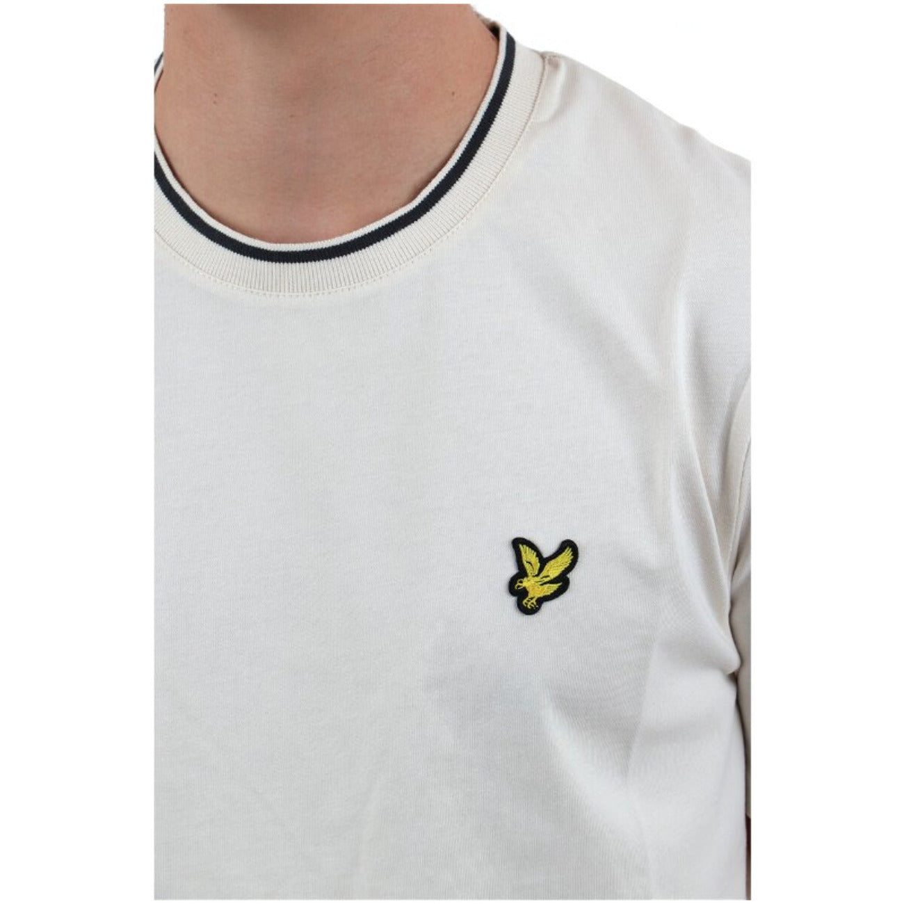 2324912 Lyle & Scott T-Shirt Beige Stampa Uomo