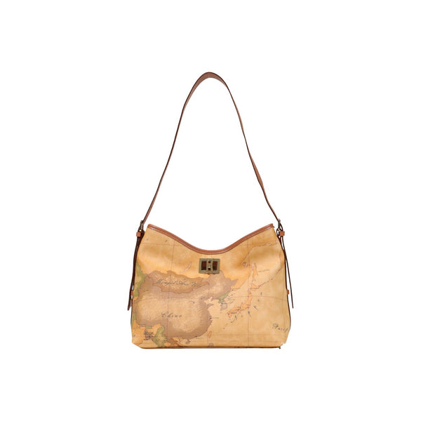 Alviero Martini 1ᴬ Classe Geo Classic Borsa Hobo con Chiusura a Girello