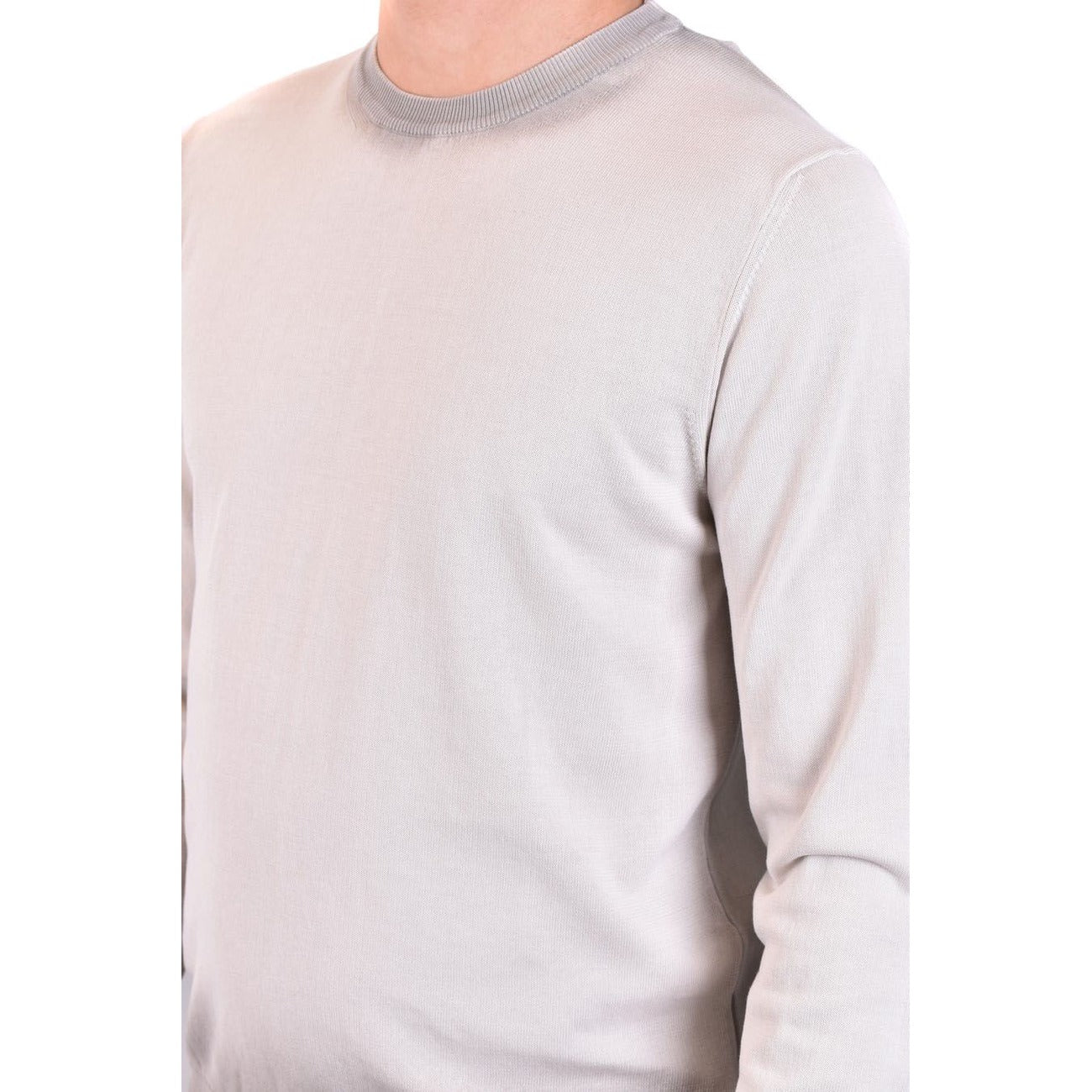 2429024 Dondup Maglia Grigia Cotone Maniche Lunghe Uomo