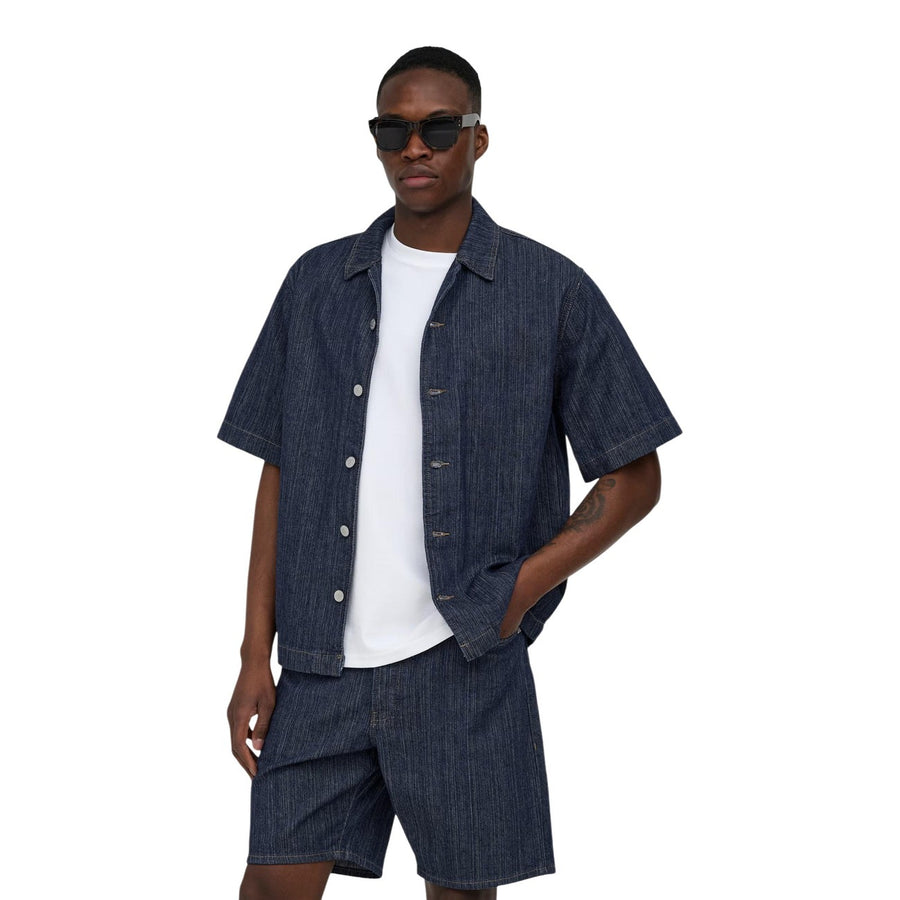 Camicia Uomo Onswayne Short Sleeve Denim Shirt 22037354