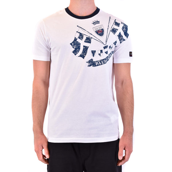 T-Shirt Yachting Flags Crewneck White