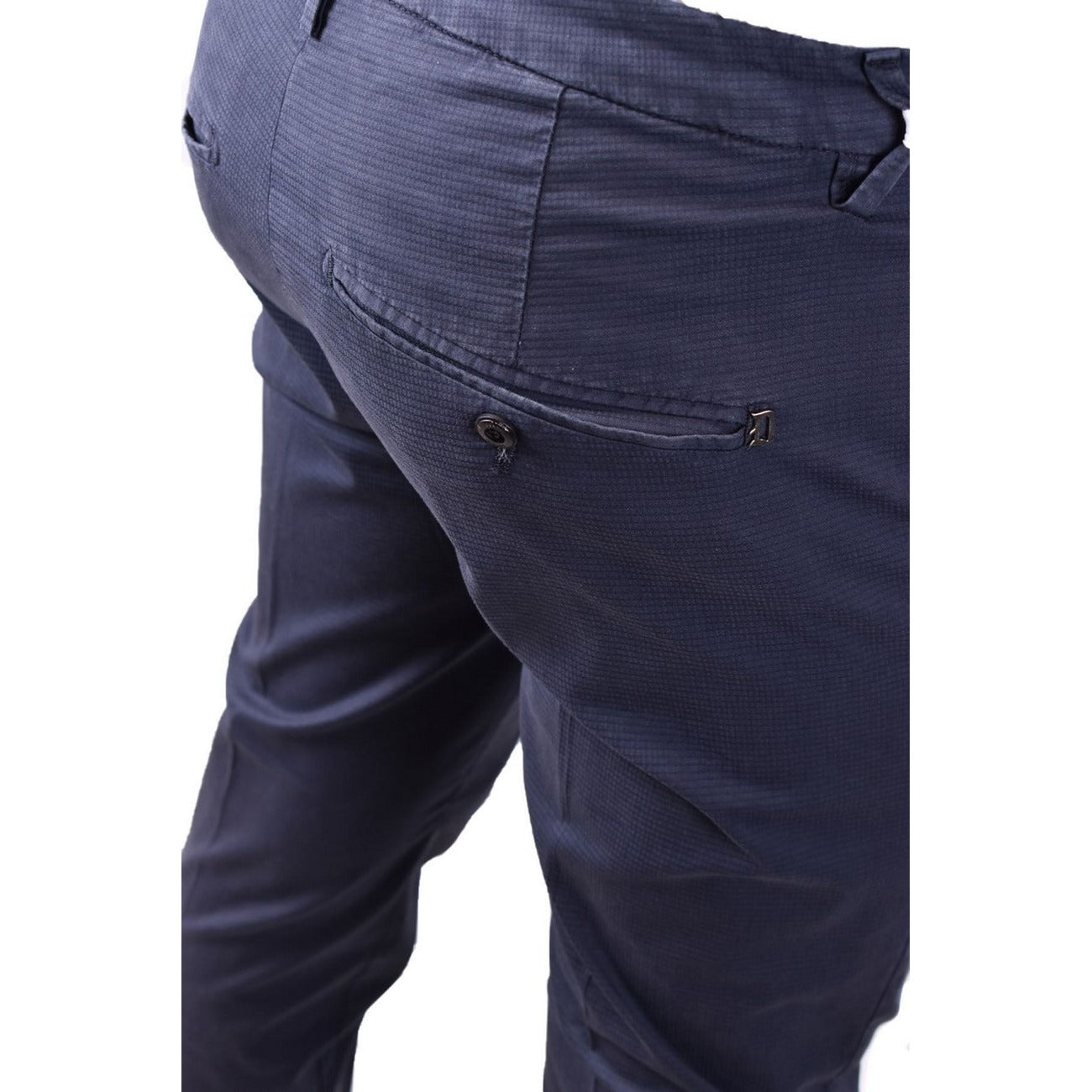 2429678 Dondup Pantaloni Blu Cotone Elastan Uomo
