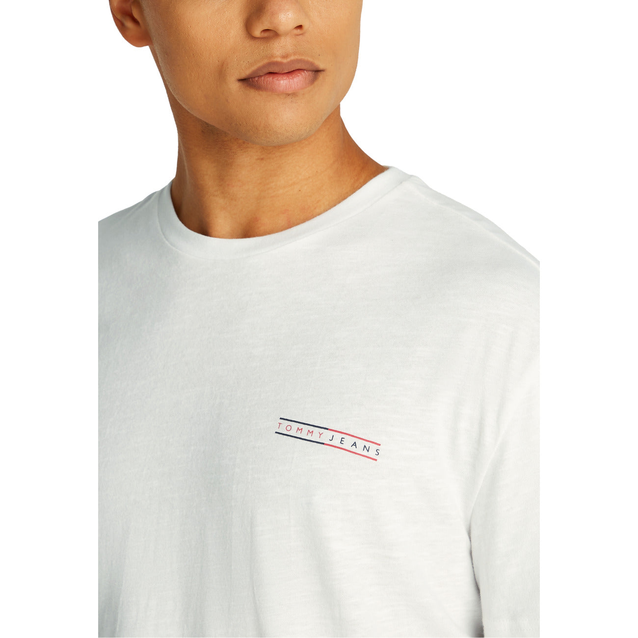 2419700 Tommy Hilfiger Jeans T-Shirt Bianca Uomo