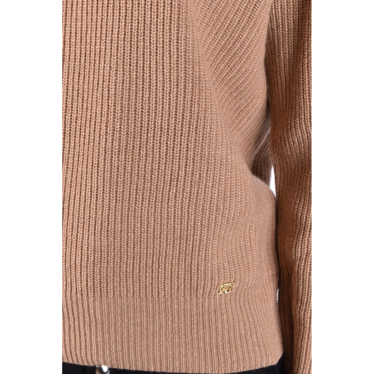 2423002 Pinko Maglia Beige Donna Lana 40% Viscosa 30% Poliammide 20% Cashmere 10%