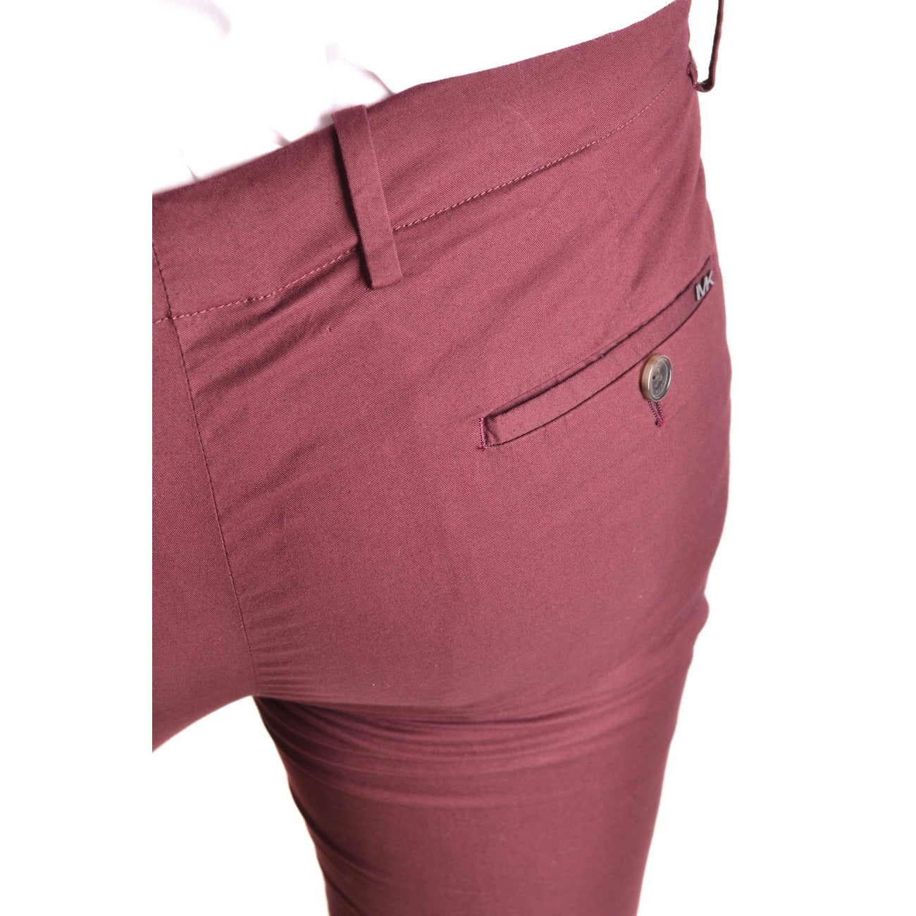 2430858 Michael Kors Pantaloni Bordeaux Cotone Elastan Uomo