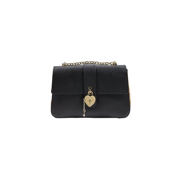 Borsa a Spalla con Patta Geo Romantic Nero