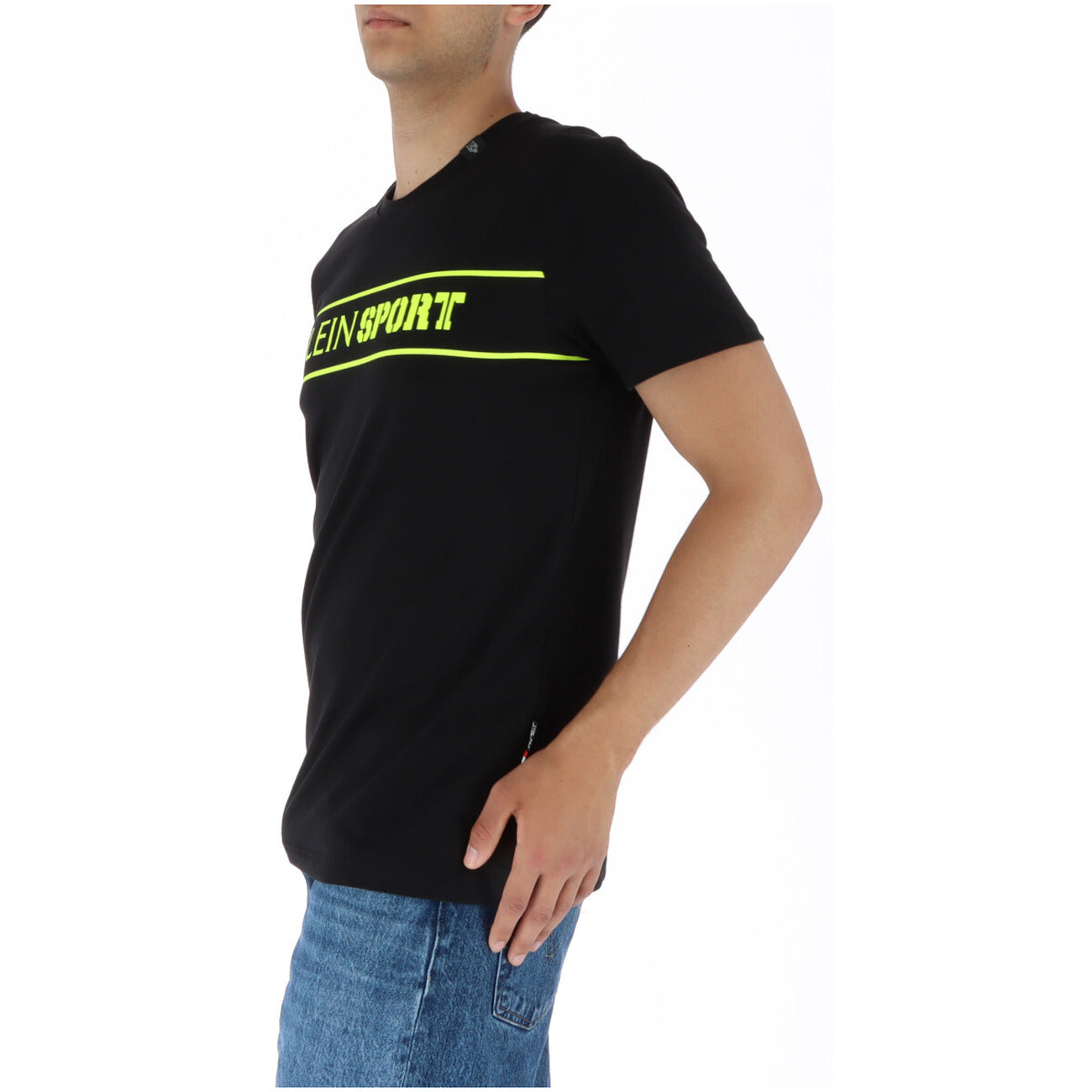 444074 Plein Sport T-Shirt Nero Stampa Uomo