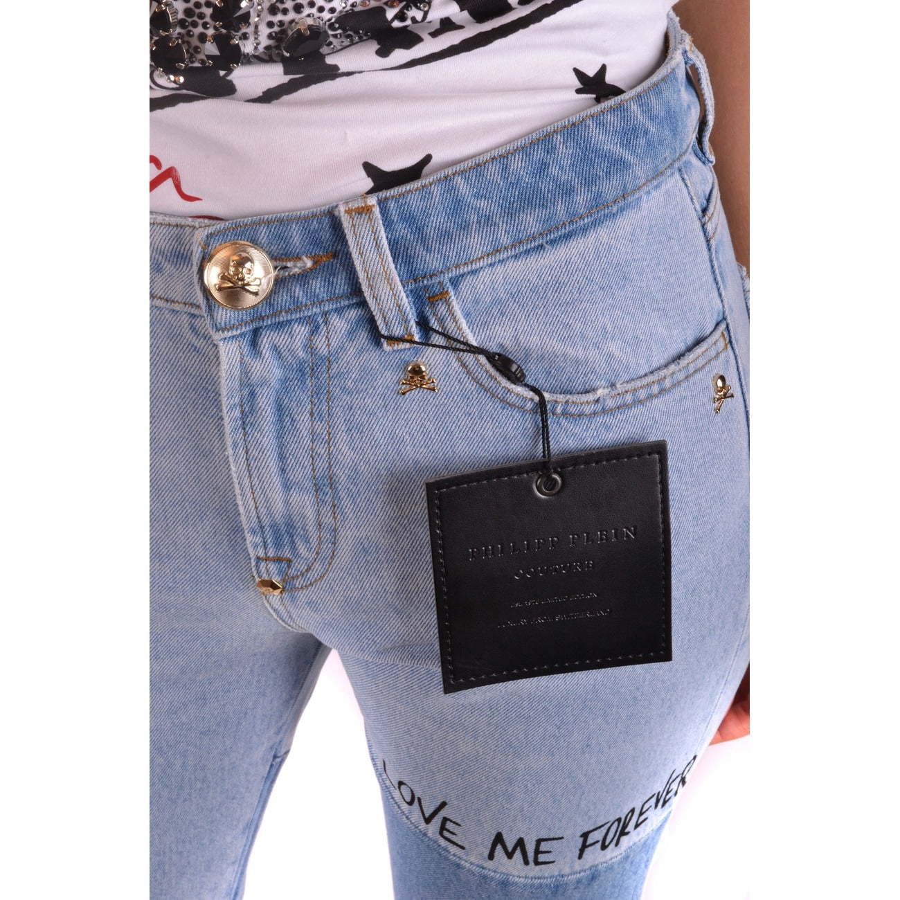 487468 Philipp Plein Jeans Azzurri Donna Primavera/Estate