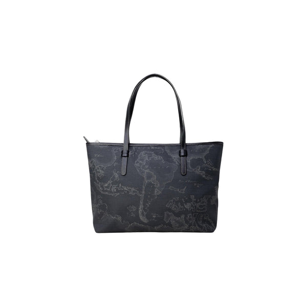 Alviero Martini 1ᴬ Classe Geo Black Borsa Shopping Media Nero