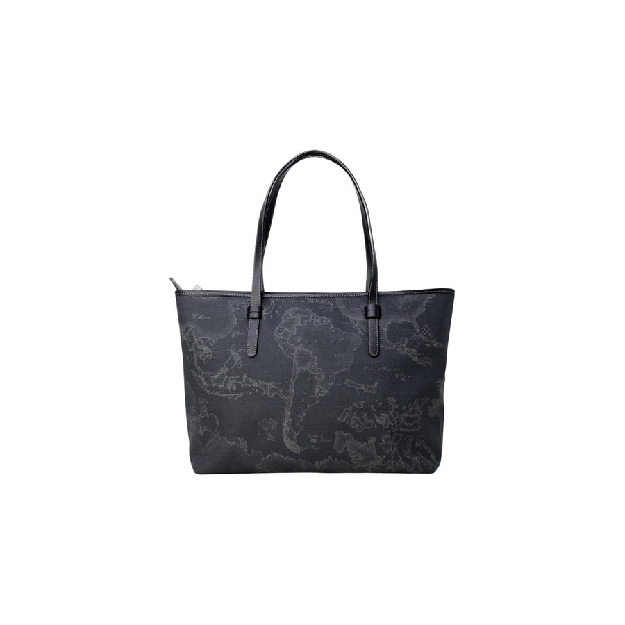 Alviero Martini 1ᴬ Classe Geo Black Borsa Shopping Media Nero