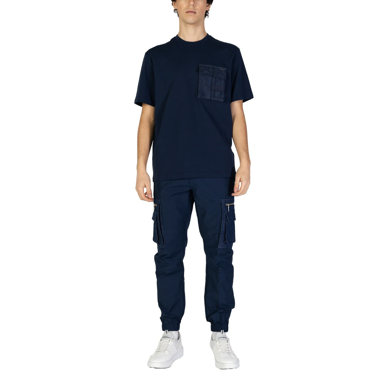 2380195 Antony Morato T-Shirt Blu Maniche Lunghe Uomo