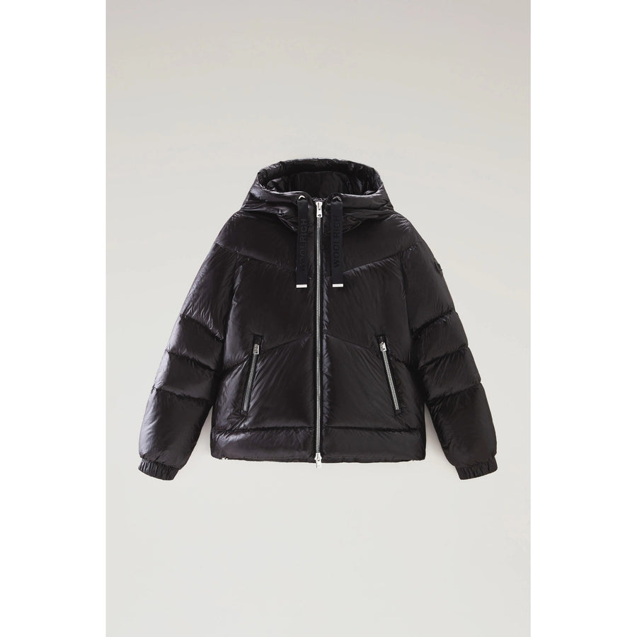 Aliquippa Short Puffer Jacket Black