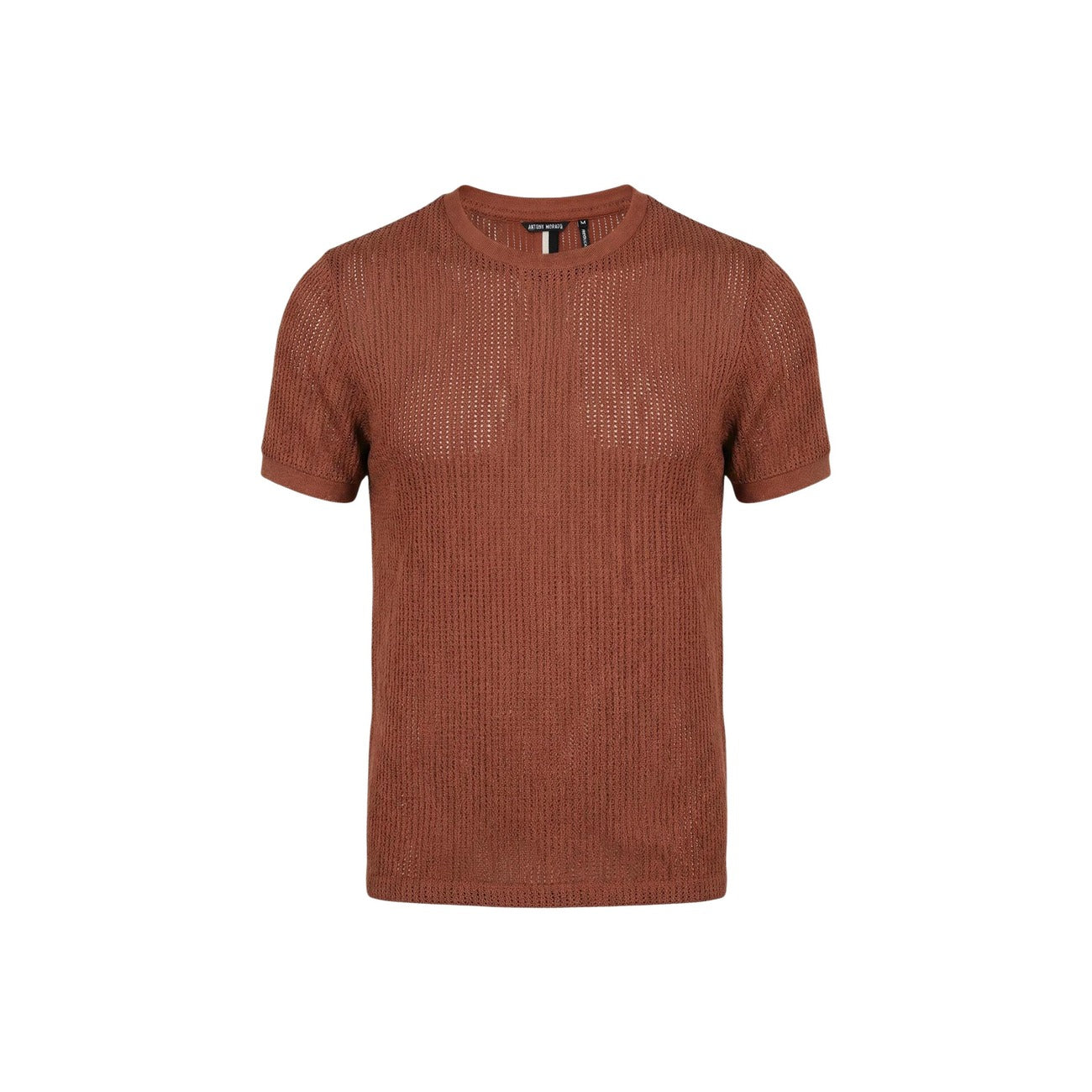 2456289 Antony Morato T-Shirt Marrone Cotone Uomo