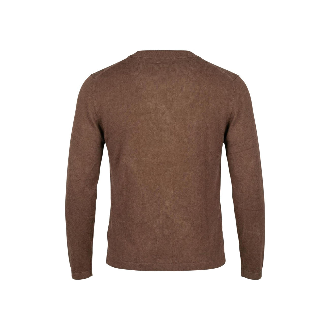 2455914 Gianni Lupo Cardigan Marrone Bavero Uomo