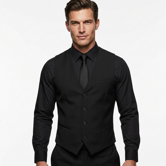 2224579 Antony Morato Gilet Nero Smanicato Uomo